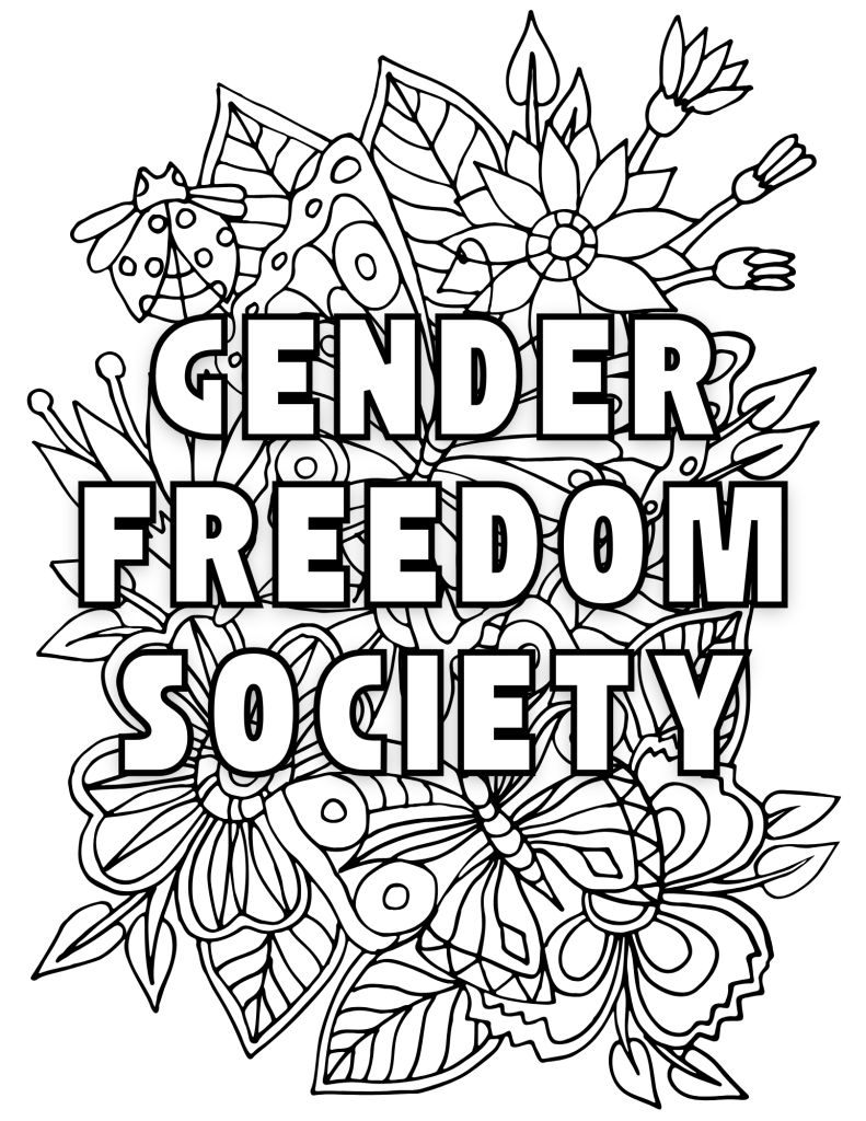Celebrate National Coloring Book Day With Gender Freedom Society!